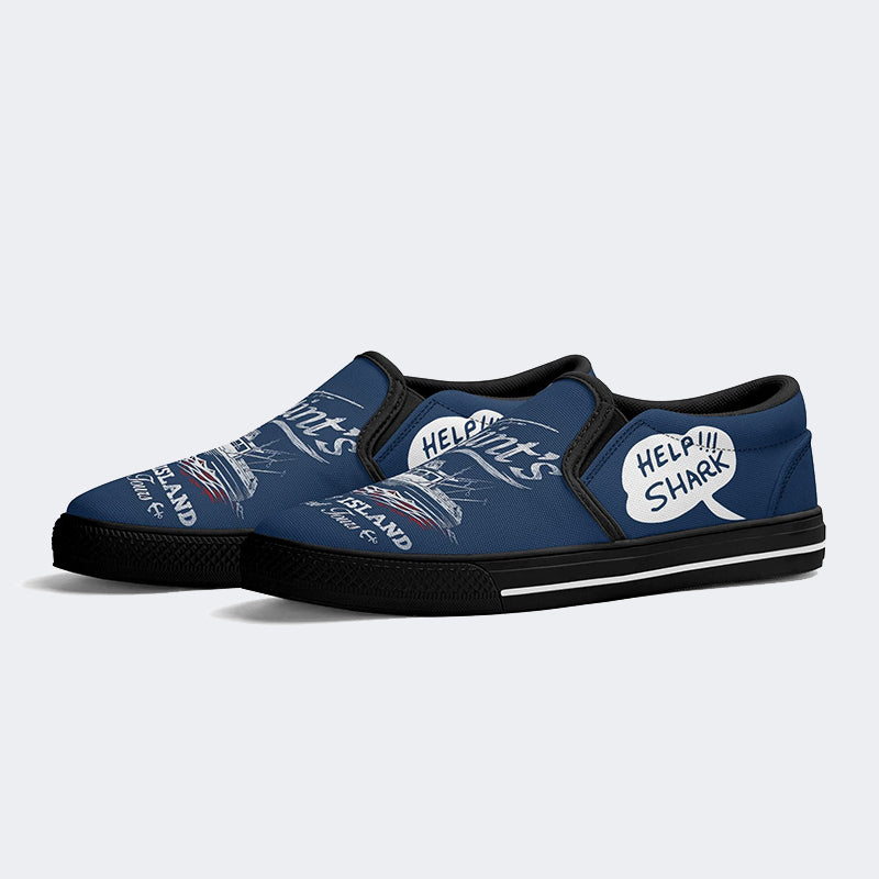 Quints Shark Fishing Unisex - Slip On Shoes