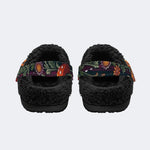 Boho Floral Sun - Fur Lined Slippers/Sandal