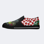 Horror Movie Vintage Print - Slip On Shoes