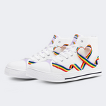 Pride Month High Top Canvas Shoes