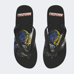 Horror Movie Vintage Graphic Print - Flip Flops