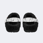 Gothic Owl Snake Skull Occult - Fur Lined Slippers/Sandals