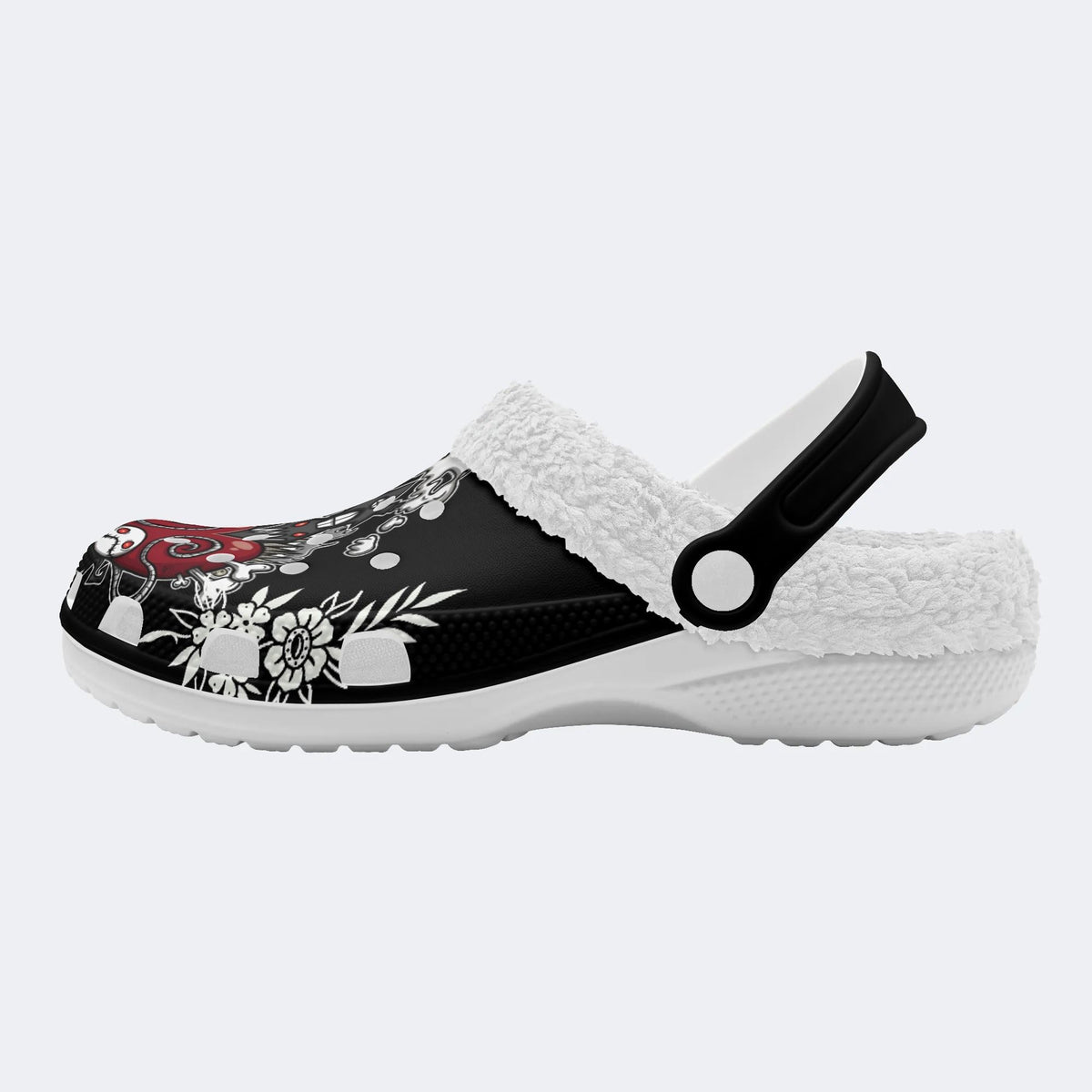 Unisex Horror Print - Fur Lined Slippers/Sandals