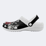 Unisex Horror Print - Fur Lined Slippers/Sandals