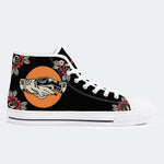 Trust No One Snake Print - High Top Canvas