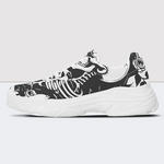 Klobige Sneakers mit Totenkopf-Print 