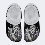 Horror Ghostface - Fur Lined Slippers/Sandals