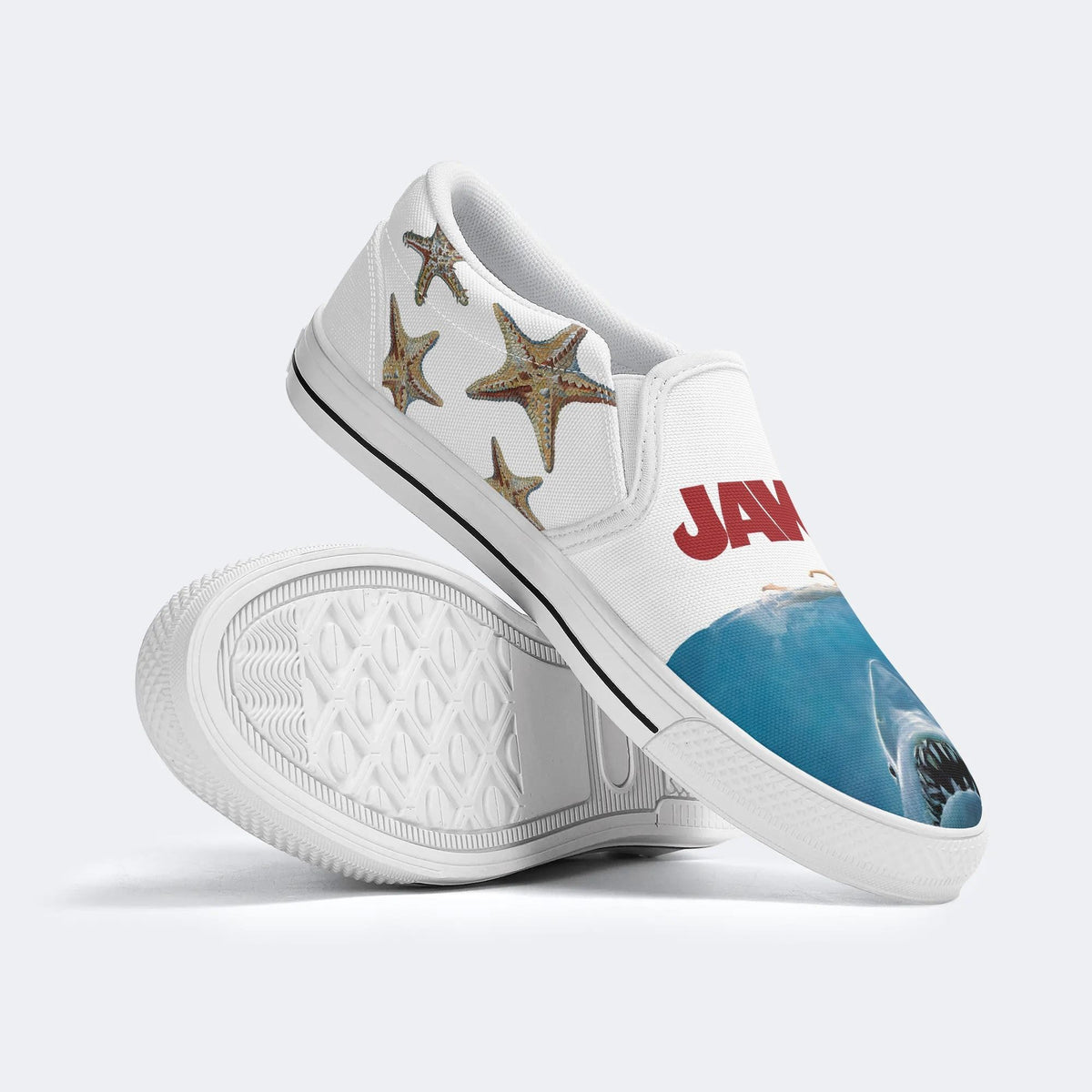 Quint's Shark Fishing Jaws Retro - Slip On Shoes