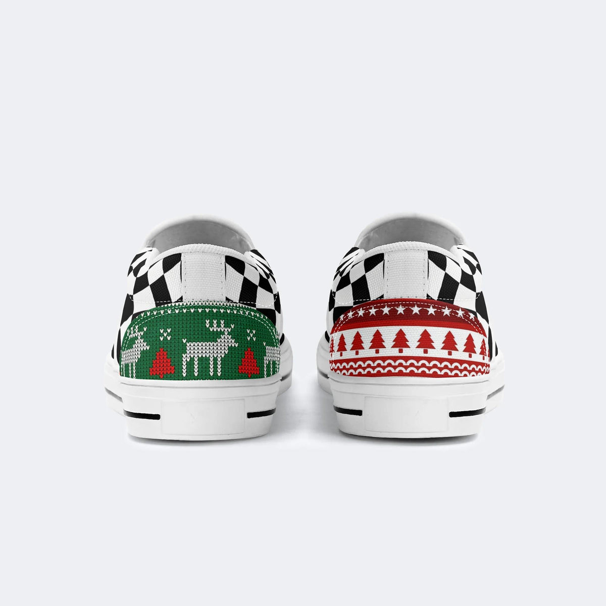 Horror Movie Vintage Graphic Print - Slip On Shoes