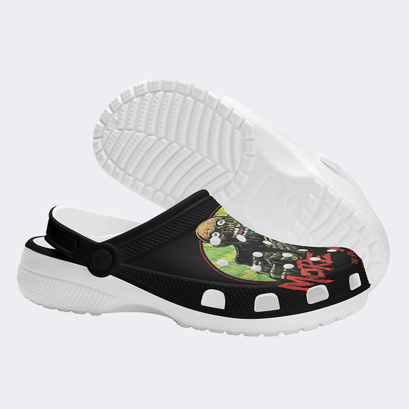 Unisex More Brains Print - Crocs