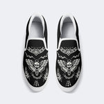 Death Moth Vintage Print - Slip On Shoes