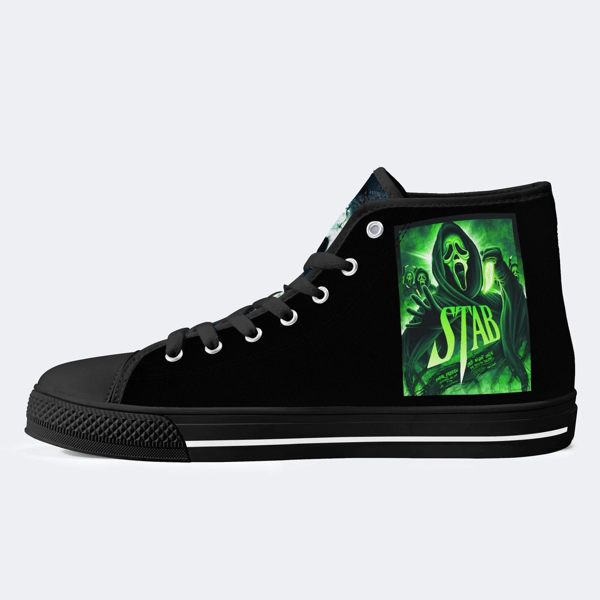 Unisex Horror-Druck - High Top Canvas