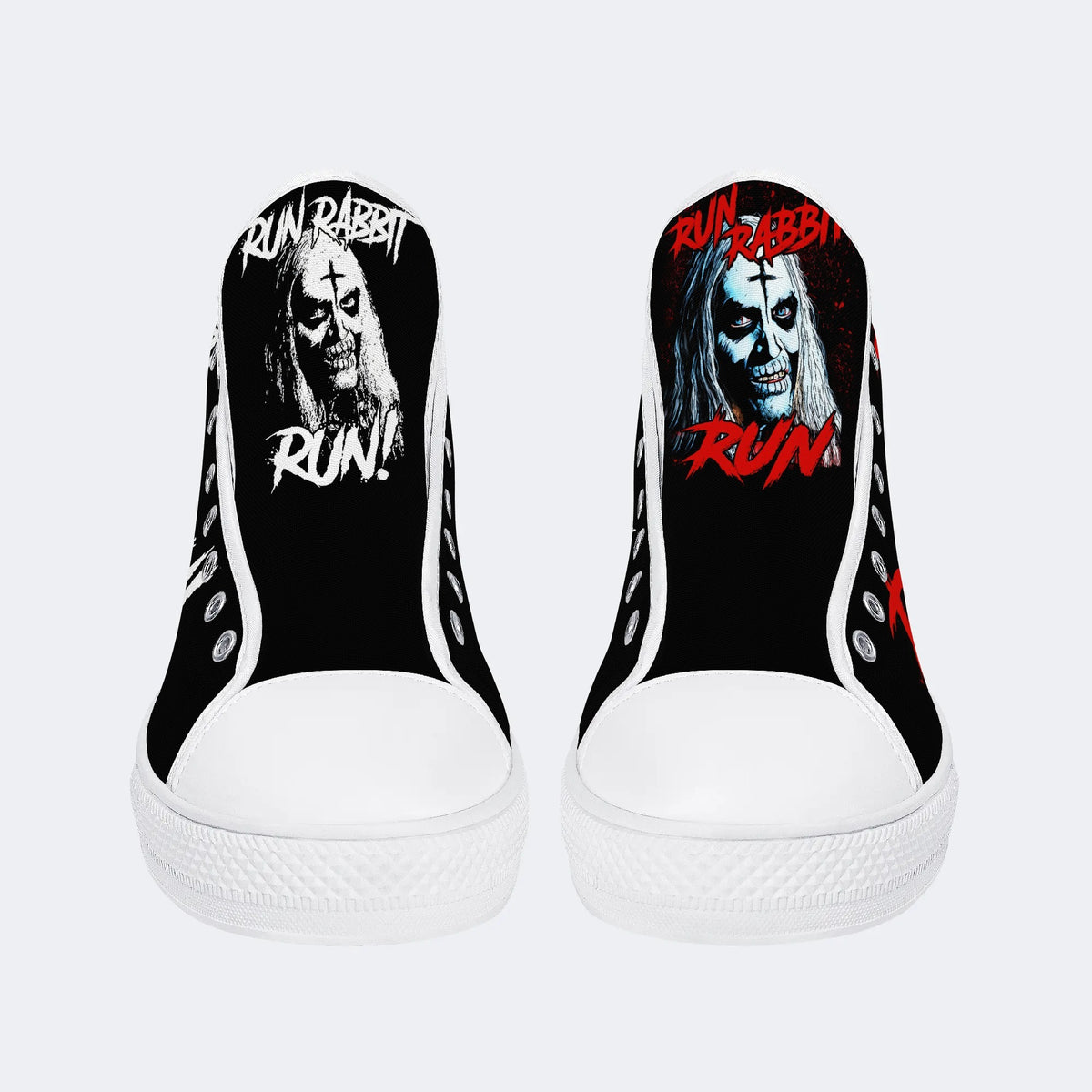 Horror Rabbit Run - High Top Canvas