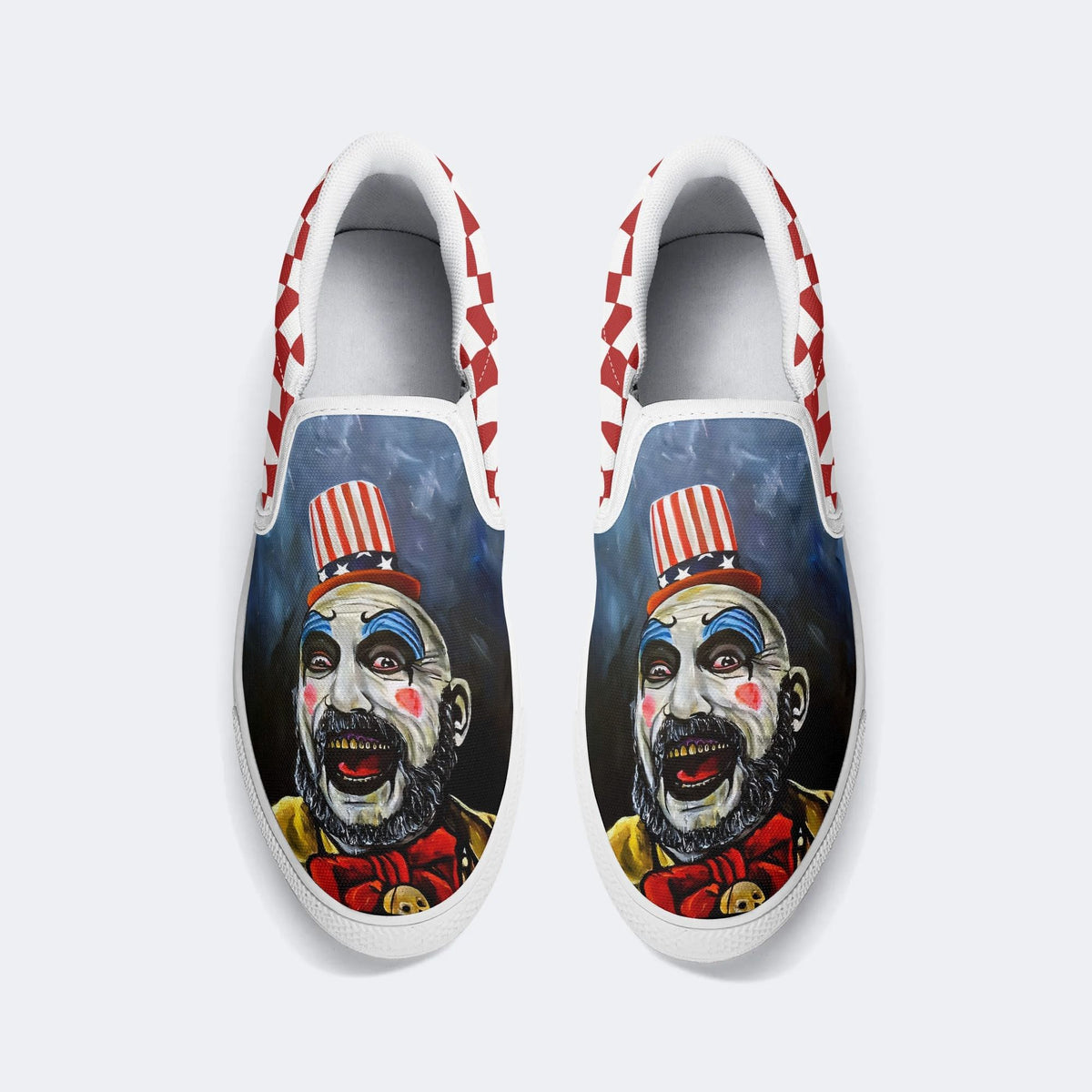 Unisex Horror Print - Slip On Shoes