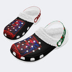 Unisex Horror Movies Print - Fur Lined Slippers/Sandals