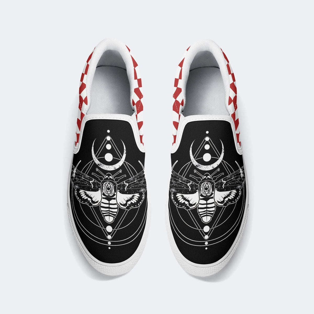 Death Moth Art Print - Slip On Shoes