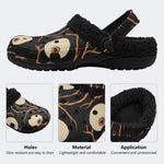 Halloween Eye Twig - Fur Lined Slippers/Sandals