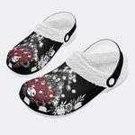 Unisex Horror Print - Fur Lined Slippers/Sandals