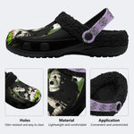 Mummies Horror Print - Fur Lined Slippers