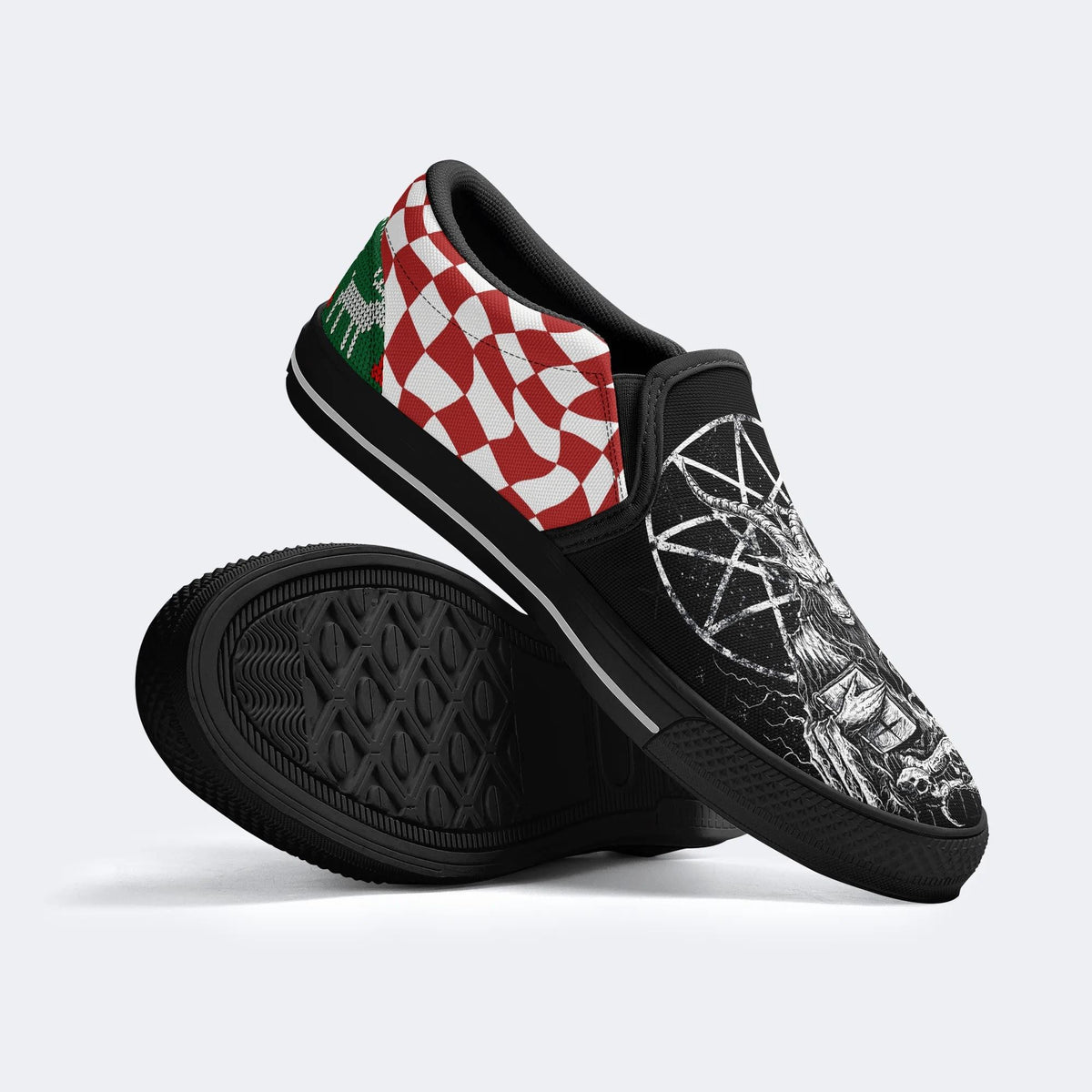 Horror Print - Slip On Shoes