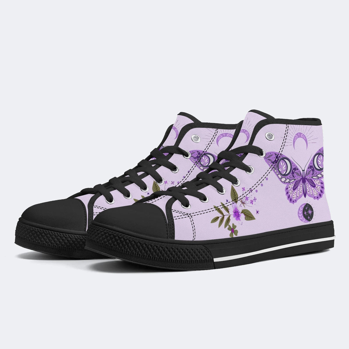 Classic Butterfly Print - High Top Canvas