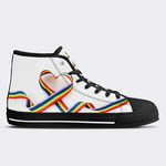 Pride Month High Top Canvas Shoes