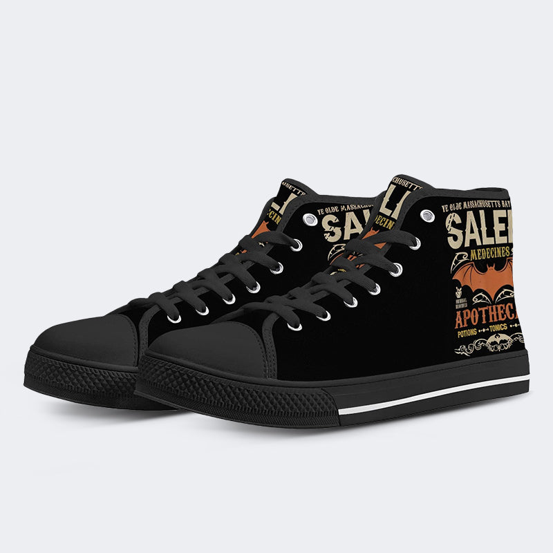 Salem Medicines Apotheker Halloween - High Top Canvas