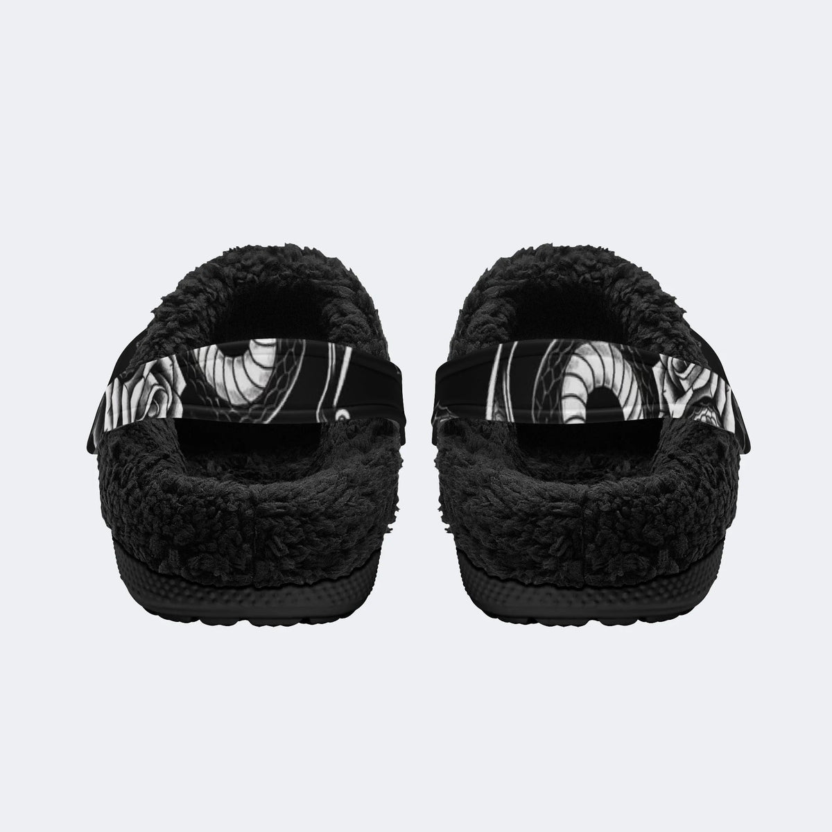 Spooky Dagger Snake - Fur Lined Slippers/Sandals