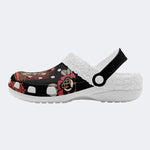 Traditional Ninja Frog Print - Fur Lined Slippers/Sandals