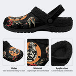 Art Snake Print - Fur Lined Slippers/Sandals