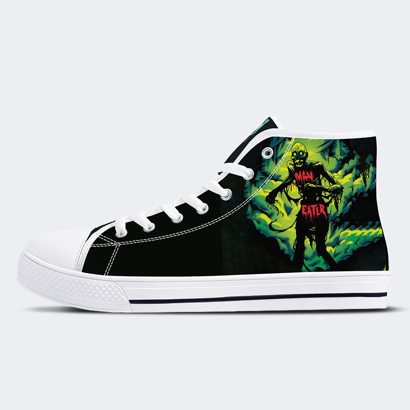 Unisex Horror-Druck - High Top Canvas