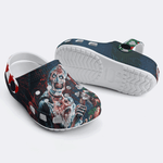 Christmas Horror Print - Kid's Slippers/Sandals