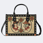 Traditional Tattoo Print - Leather Handbag
