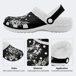 True Love Print - Fur Lined Slippers/Sandals