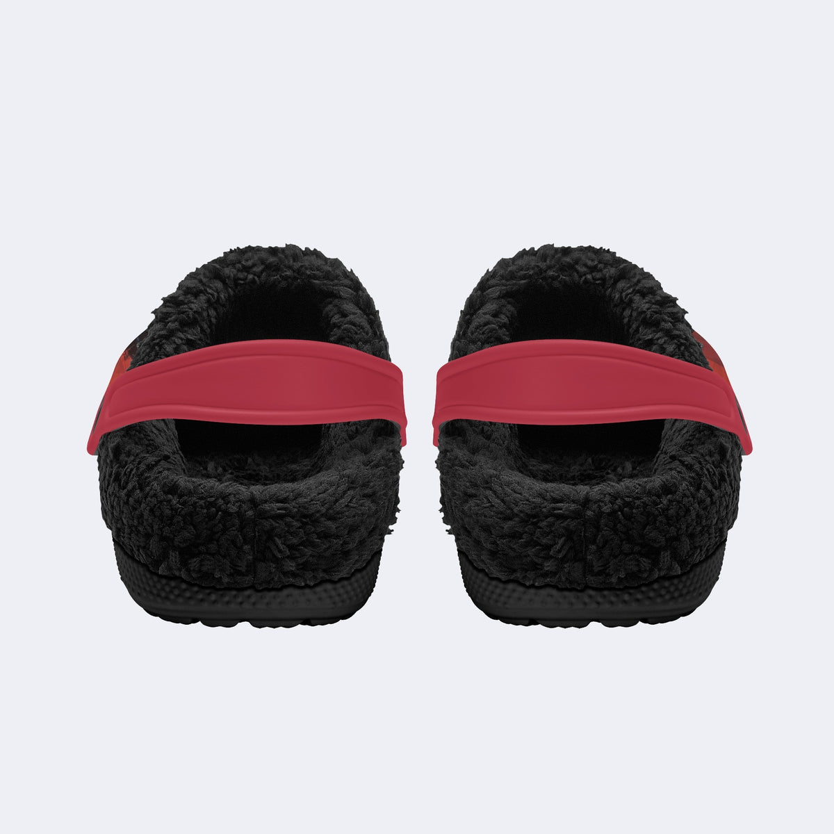 Retro Mummy Print - Fur Lined Slippers