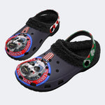 Unisex Horror Print - Fur Lined Slippers