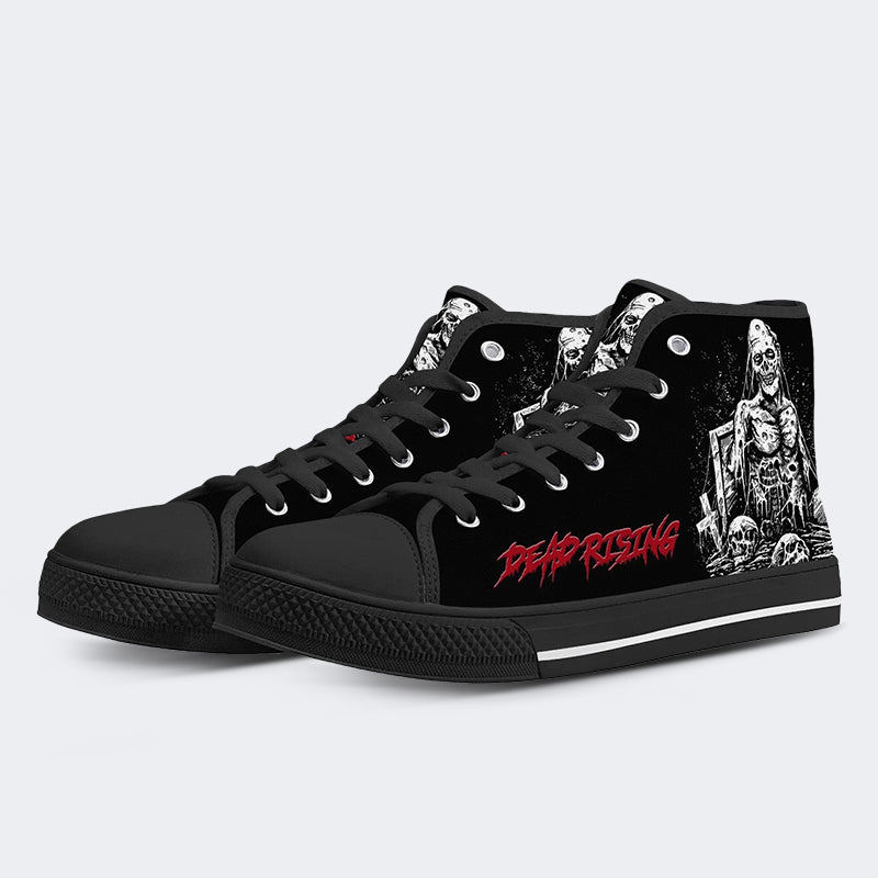 Unisex Deaf Rising - High Top Canvas