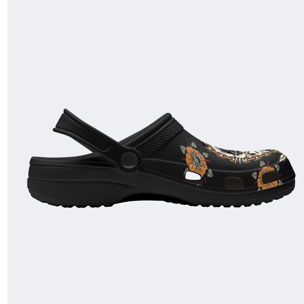 Black Panther Head Print - Slippers/Sandals