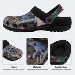 Dark Forest Mushroom - Fur Lined Slippers/Sandals