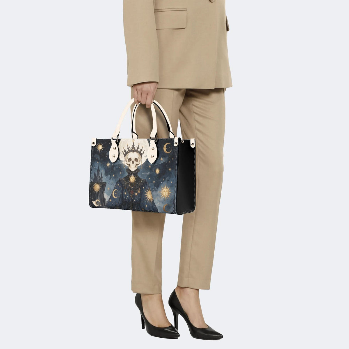 Skull Queen Print Handbag Factory Direct Sales