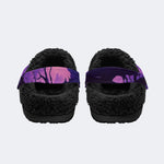 Gothmas Dark Bat Twilight - Fur Lined Slippers/Sandals