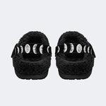 Horror Mummy Monster Print - Fur Lined Slippers/Sandals