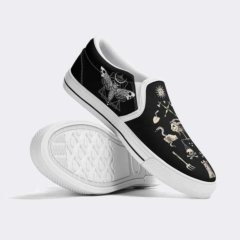 Unisex Horror Print - Slip On Shoes