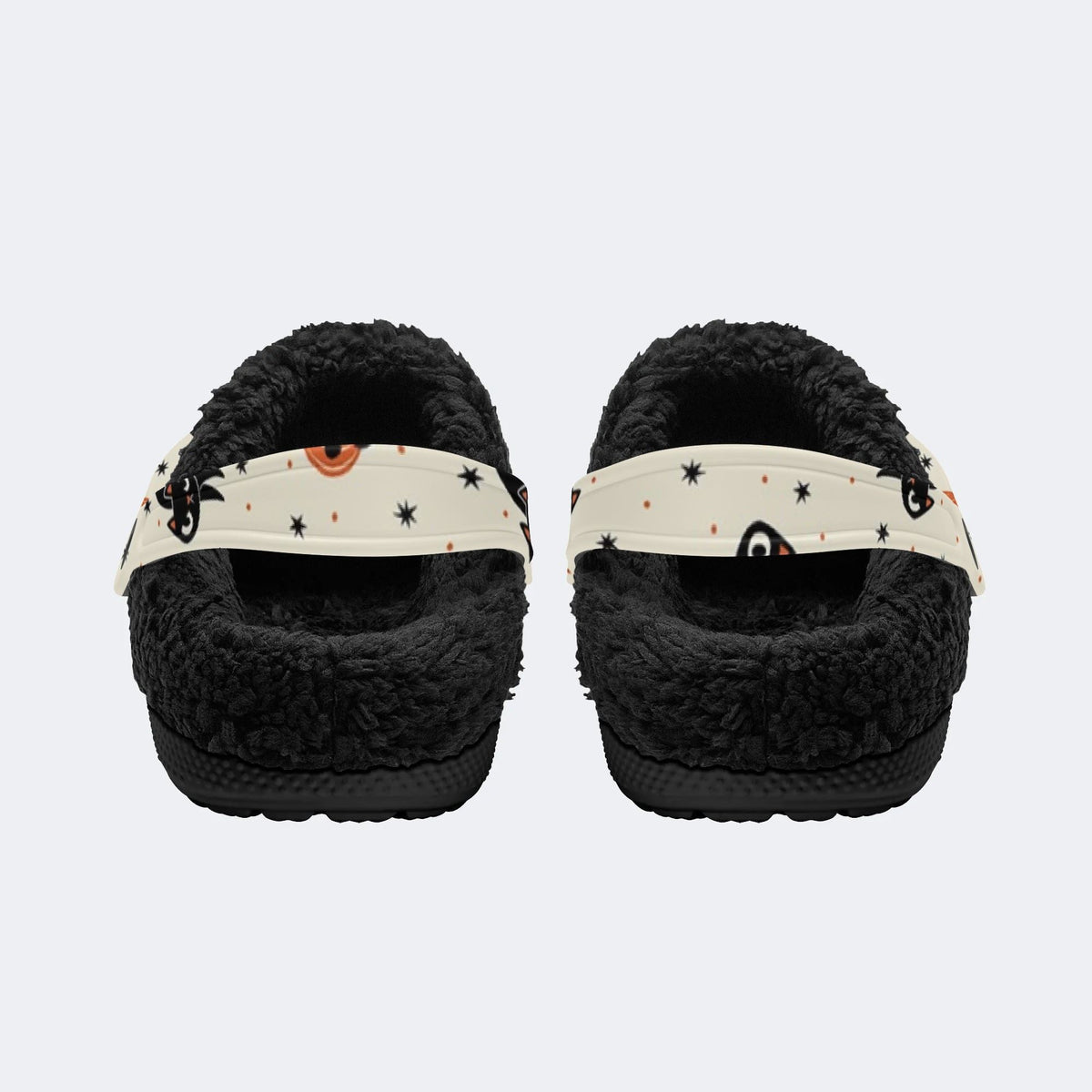 Cute Halloween Kitten - Fur Lined Slippers/Sandals