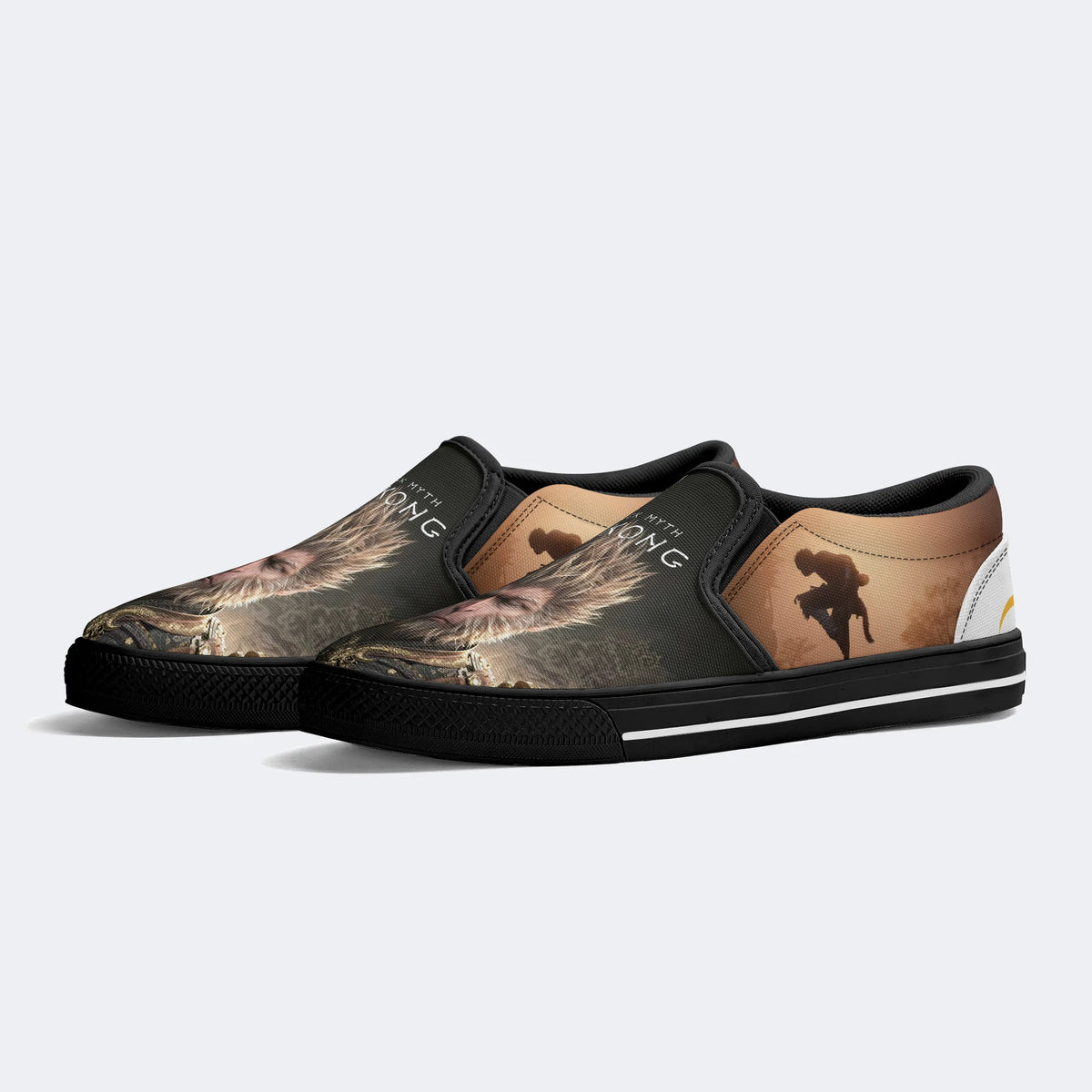 Wukong Print - Slip On Shoes