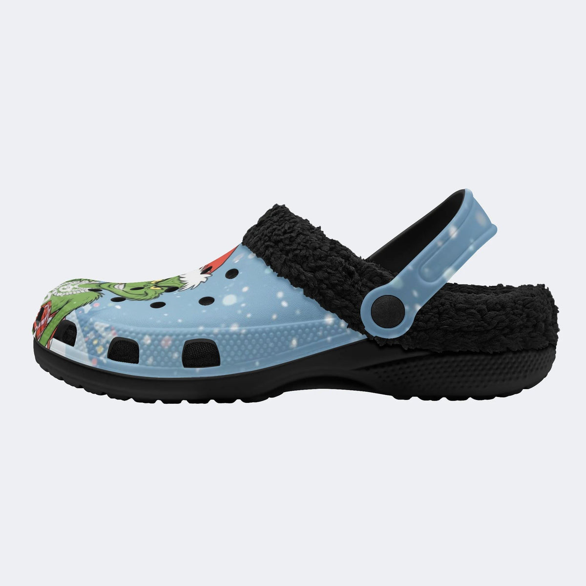 Gothmas Grinch Snow - Fur Lined Slippers/Sandals
