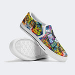 Unisex Boxer Graffiti Kunstdruck - Slip On Schuhe 