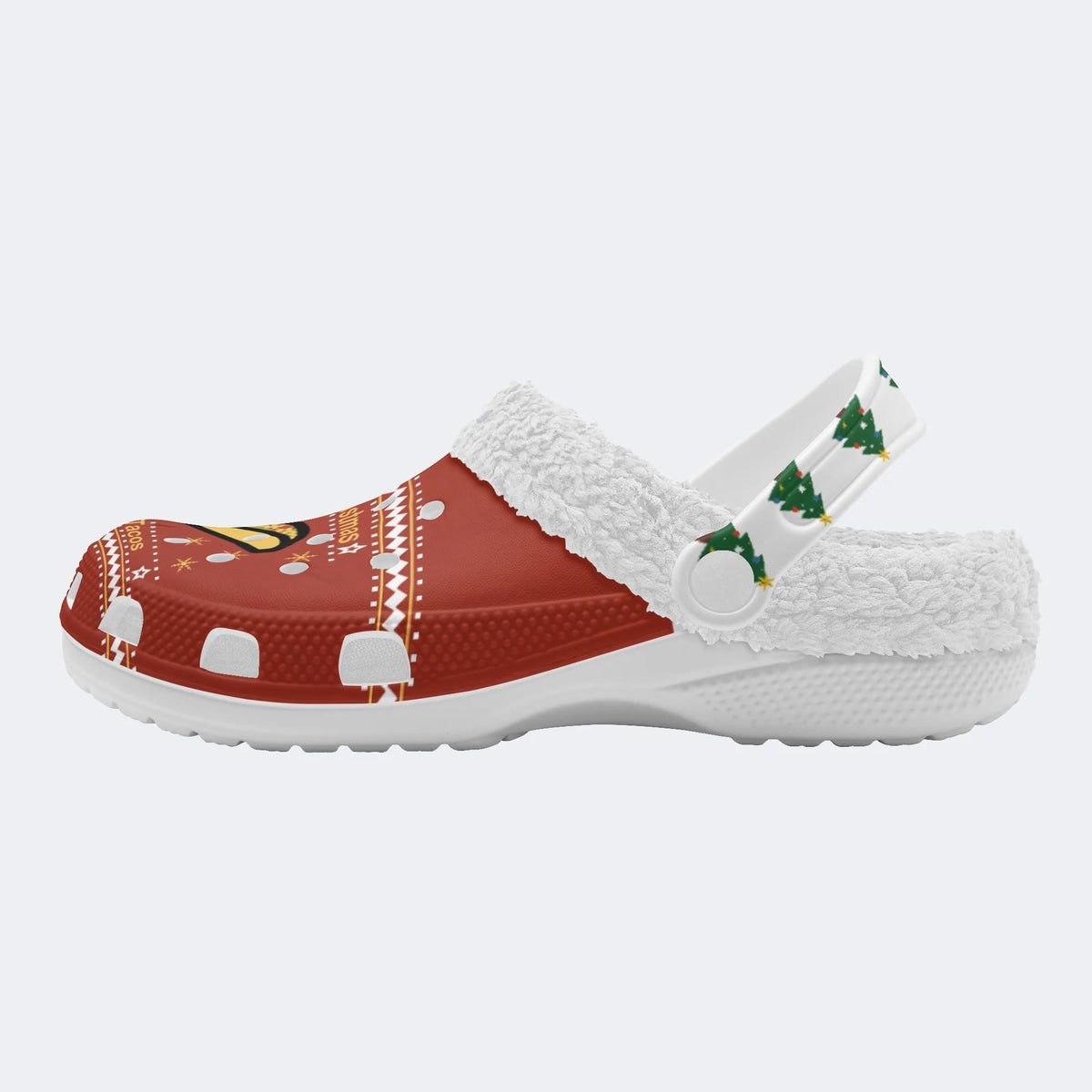 Christmas Tacos Art Print - Fur Lined Slippers