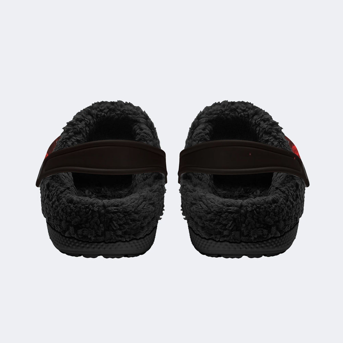 Crimson Fire Bird - Fur Lined Slippers/Sandals
