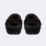Crimson Fire Bird - Fur Lined Slippers/Sandals